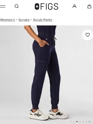 Figs Navy Women's Jogger Scrub Pants thumbnail 3