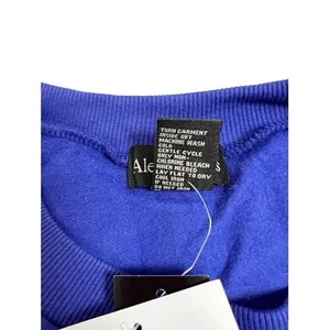 Alex Stevens Lightweight Blue Christmas Dinosaur Polka Dot Sweatshirt‎ Medium thumbnail 6