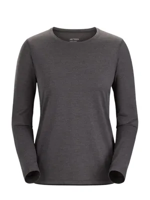 Arc'teryx Women's Taema Crew Neck Shirt UPF 50+ Gray Size M thumbnail 3