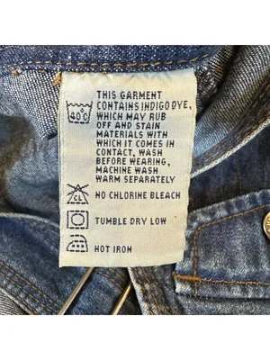 Vintage 90s Unionbay Denim Overalls XL Blue Carpenter Bib Wide Leg Hong Kong thumbnail 7