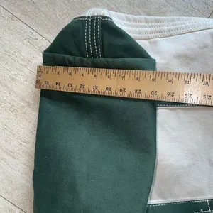 RESTORATION HARDWARE BOAT & TOTE‎ BEIGE Green CANVAS Large Logo thumbnail 6