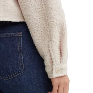Divided  cropped teddy jacket thumbnail 5