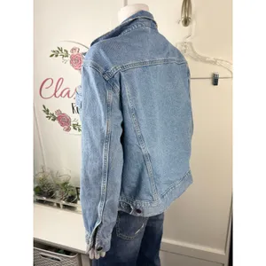Cute Distressed Levi Jacket Size XL Blue thumbnail 4