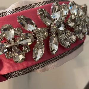 Elegant Pink Embellished Headband thumbnail 6