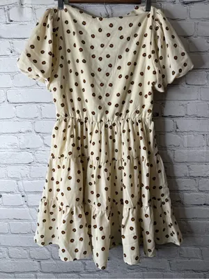Petal and pup Cream Floral Tiered Babydoll Dress size 4 thumbnail 4