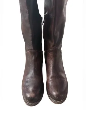 Bed Stu Manchester Brown Leather Knee High Boots Size 8.5 Womens thumbnail 4