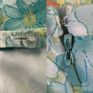 Tyler Boe Aqua Daisy Floral Midi Skirt Cottage Fairy Coastal Granddaughter‎ Sz 8 thumbnail 10
