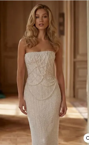 MELANIE MAXI DRESS white Size 6 thumbnail 1