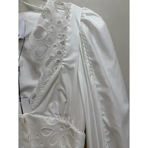Acler Vicount Dress Embroidered Eyelet Dress Ivory White Size 6 NWT NEW thumbnail 7
