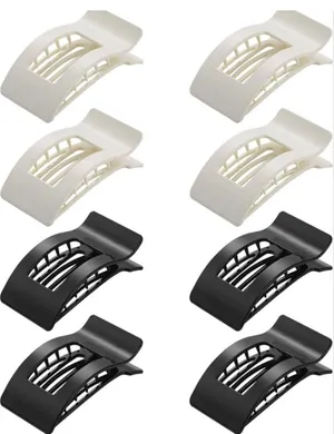 NEW 8 Pk French Flat Hair Clips Large No-Slip Claw Barrettes thumbnail 1