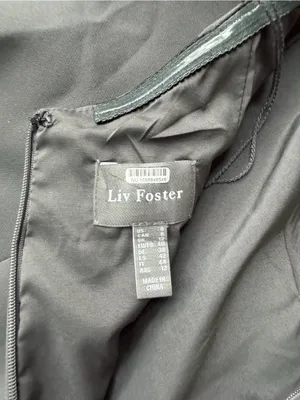 Liv Foster Stretch Crepe Halter Column Gown Grey Size 8 NWT thumbnail 7
