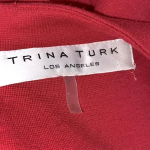 Trina Turk cranberry red dress size 4 thumbnail 7
