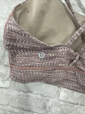 Lululemon Energy Bra Arrow Jacquard Antique Bark Copper Coil thumbnail 4