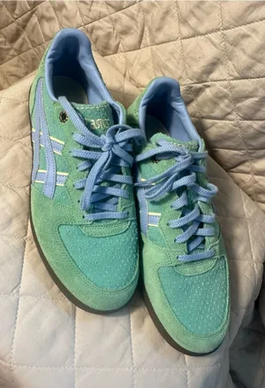 Sh23. ASICS Skyhand OG Vintage Pack Peppermint Stone Wash Sneakers 9women thumbnail 1