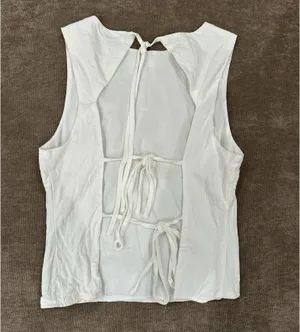 Princess Polly Backless White Top thumbnail 5