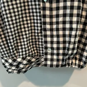 Promesa‎ Small Carefree Heart Cropped Gingham Button-Up Shirt thumbnail 6