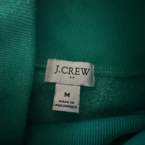 J.Crew Womens Teal Green Button Collar Mock Neck‎ Raglan Sweatshirt Size M thumbnail 3