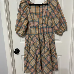 ANTHROPOLOGIE Drew plaid dress size small‎ thumbnail 2