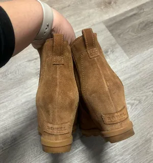 JOAN OF ARCTIC II WEDGE CHELSEA SNOW BOOT Size 10 color: COGNAC thumbnail 7