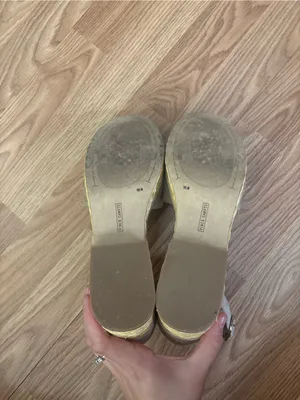 Vince Camuto Taupe Suede Espadrille Wedge Sandals Size 9M thumbnail 4