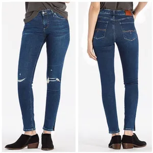 Lucky Brand Lolita Robinson Side-Slit Low Rise Skinny Jeans thumbnail 2