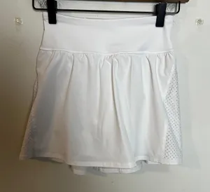 Spanx - Get Moving 14" Skort White Athletic Golf Pickleball Tennis Outdoors thumbnail 3