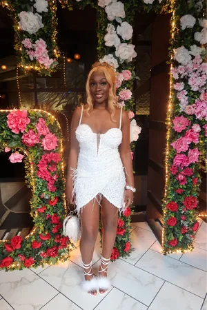 White mini dress thumbnail 2
