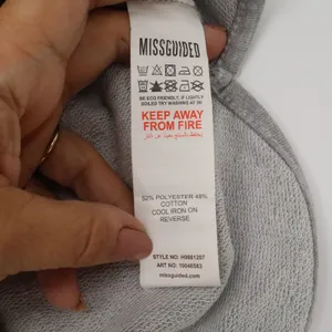 Missguided Women's Heather Grey Sweat Shorts Dolphin Hem Drawstring Size 4 thumbnail 3