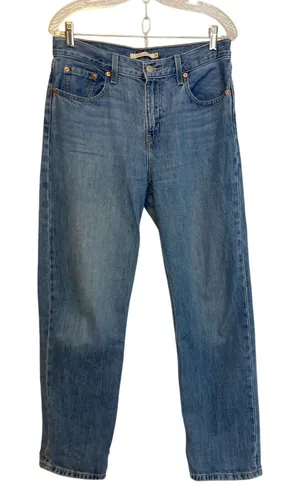 Levi’s Low Pro Straight Vintage 90s Mid Rise Relaxed Slouchy Blue Denim Jeans 28 thumbnail 1