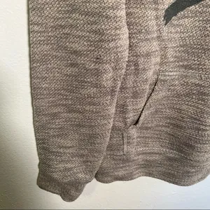 Vans Women's Size XS Hoodie Hooded Sweatshirt Gray Green Knit Kangaroo Pocket thumbnail 5