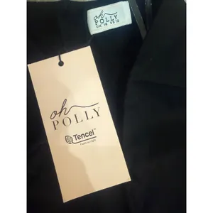 Oh Polly Erisen Modal Off-Shoulder Long-Sleeve Jumpsuit NWT Sz 12 Black‎ thumbnail 8