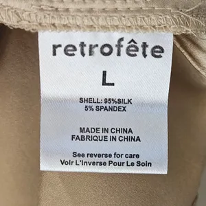 RETROFÊTE Nadia One-shoulder Ruched Stretch-Silk Satin Mini Dress Sz L Champaign thumbnail 12