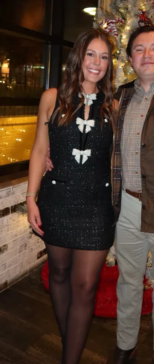 Black Bow Accent Dress thumbnail 2