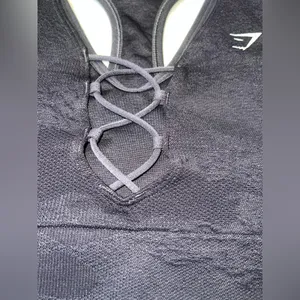 Gymshark Women's Black Sports‎ Bra Size Small thumbnail 5