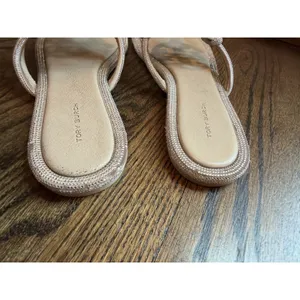 TORY BURCH Women's Miller Knotted Pave Sandal Sz 10 thumbnail 7