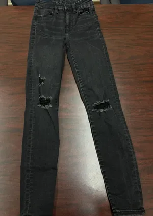 Black Super Hi-Rise Jeggings Next Level Stretch Size 000 Short thumbnail 1