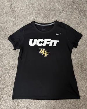 Nike Women’s UCF Dry Fit Shirt Black Size XL EUC thumbnail 2