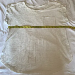 Merona Casual White T-Shirt with Pocket size M thumbnail 5