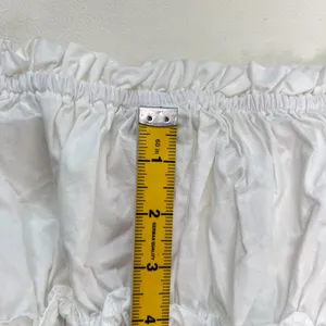 NWOT FARM RIO Cotton Sleeveless Rushed Bodice Midi Dress White Sundress Size S thumbnail 15