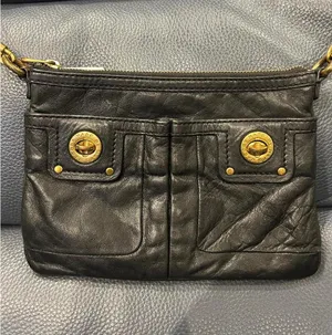 Marc by Marc Jacobs Black Leather Crossbody Bag thumbnail 1