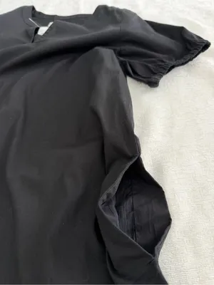 NWT J.Crew Black Cotton Drop Waist Mini Dress 6 thumbnail 11