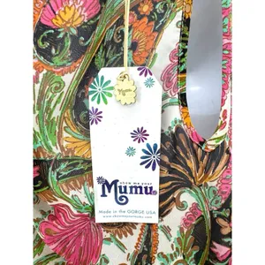 Show Me Your Mumu V-Neck Long Sleeve Mini Dress Paisley Floral NWT‎ Small thumbnail 4