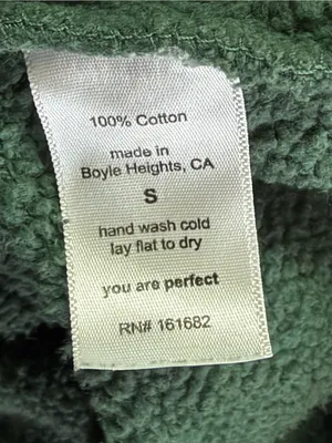 PerfectWhiteTee Women’s The Tyra 1/4 Zip Pullover Cotton Sweater Size Small thumbnail 5
