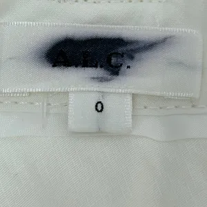 A.L.C. White Linen Blend‎ Pleated Tailored Trousers High Rise Dress Pants Size 0 thumbnail 4
