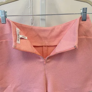 BCBGeneration Lena Coral Pink Textured Waffle Knit Shorts‎ Size 6 YXQ7C650-Q6W thumbnail 5