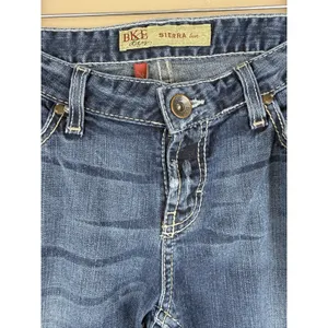 BKE Denim Sierra Bootcut Stretch Jeans Women’s Size 30x31.5 Low Rise Blue Denim thumbnail 3