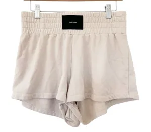 Talentless Cream Sweat Shorts Sz M thumbnail 1