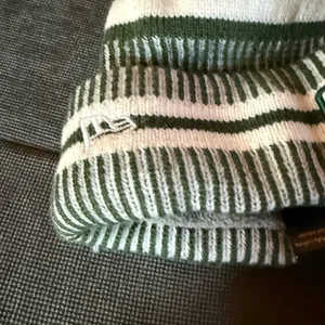 New Era NWT New York Jets Pom Knit Beanie Green White Striped‎ Hat Unisex thumbnail 7
