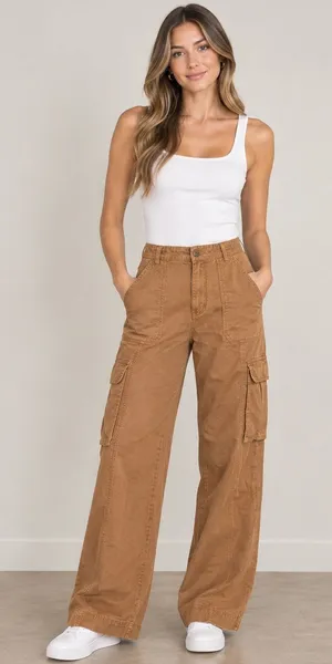 Abercrombie and fitch cargo pants size 25 thumbnail 1