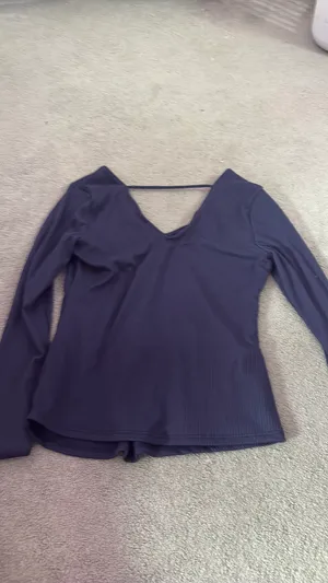 Navy long sleeve Purple thumbnail 2